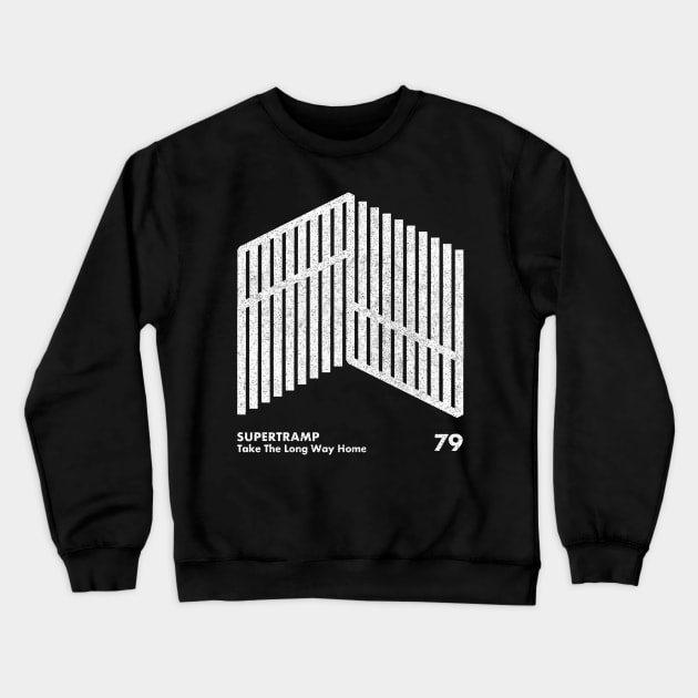 Supertramp / Minimal Graphic Design Tribute Crewneck Sweatshirt by saudade